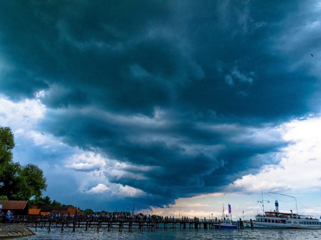 Shower Clouds in Bavaria. For some day there was at least rain for some minutes in Southern Germany